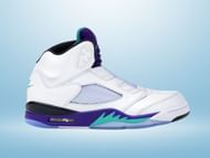 The Jordan 5 "Grape Fresh Prince" (Image via StockX)